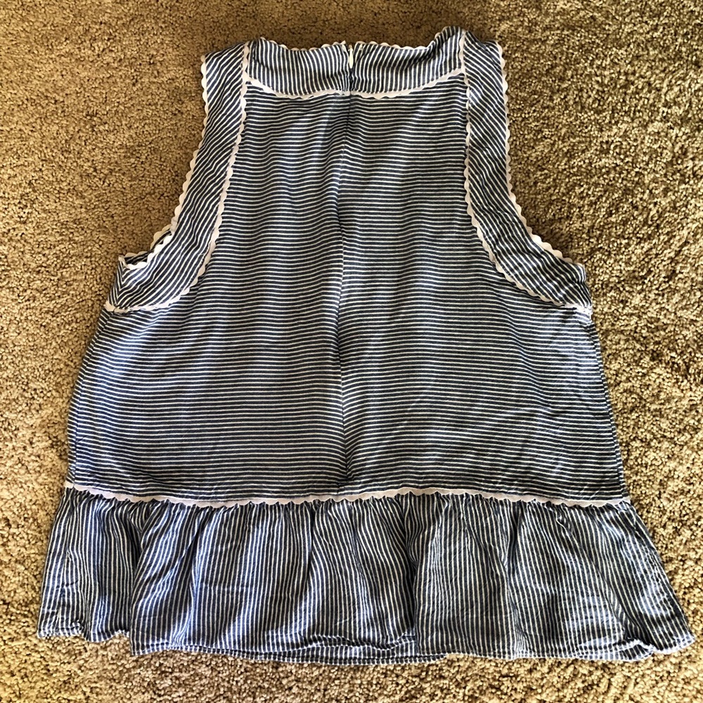 Altar’d State seersucker and ric rack tank top - Picture 4 of 5
